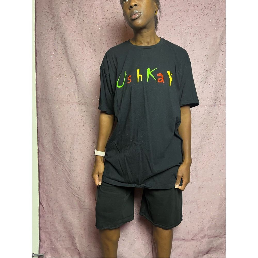 Mens XL Ushkay tshirt Los Angeles designer